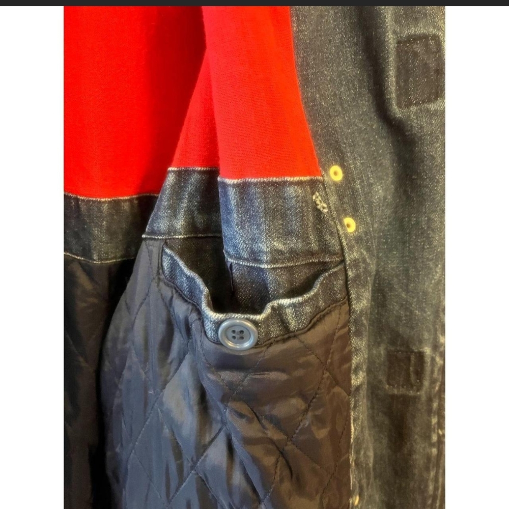 Vintage Gene Burton Denim Trench Coat - Picture 3 of 7